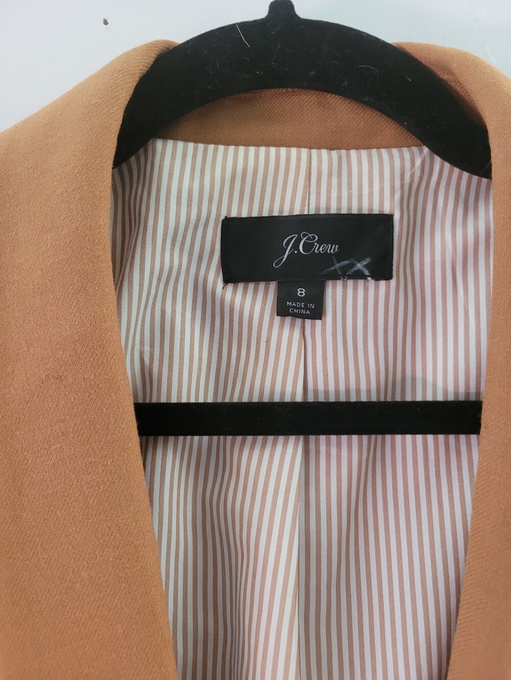 J. Crew 8 Parke Camel Single-Button Blazer - Picture 2 of 7